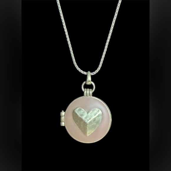 Lucky Brand Jewelry - Lucky Brand Gold and Tan Locket Necklace